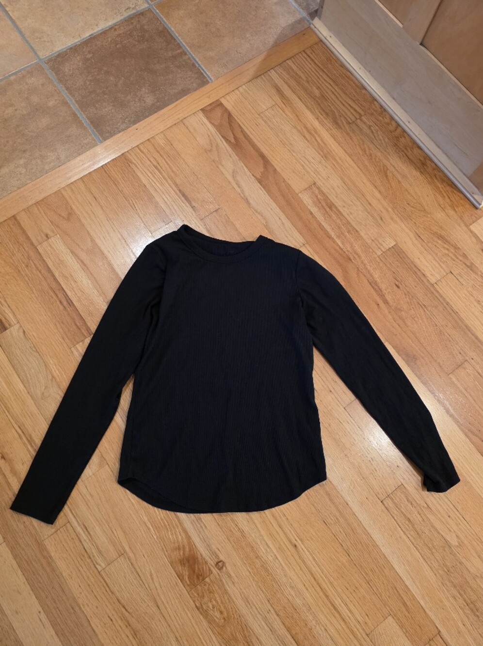 No Boundaries Ribbed Long Sleeve Tee